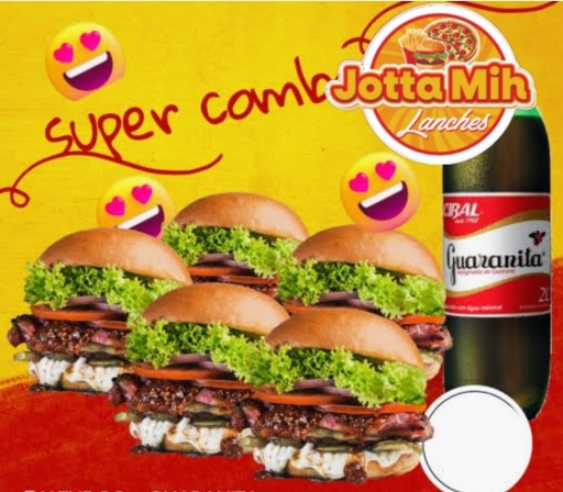 5 Jotta Burguer X-Tudão+Guaranita 2L