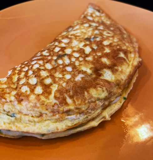 Omelete - Mussarela, Presunto e Orégano