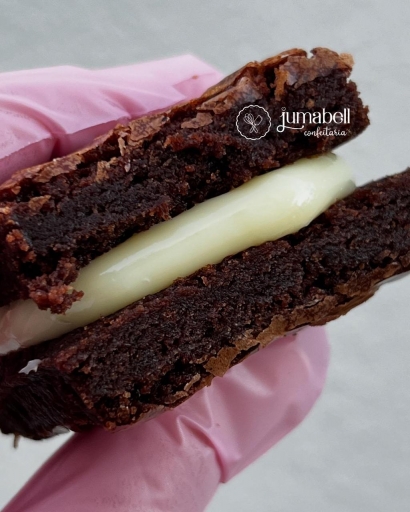 Sanduíche Brownie- Leite Ninho