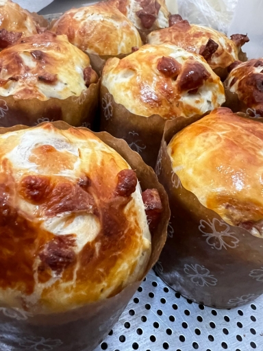 Panetone Salgado Calabresa Com Queijo