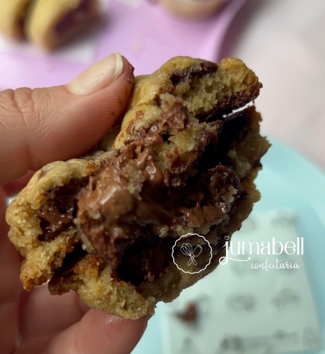Cookie Tradicional Com Chocolate