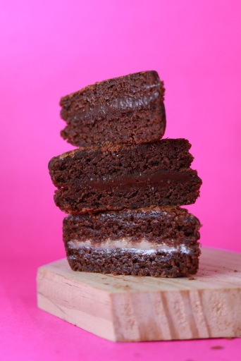 3 Sanduíches de Brownie