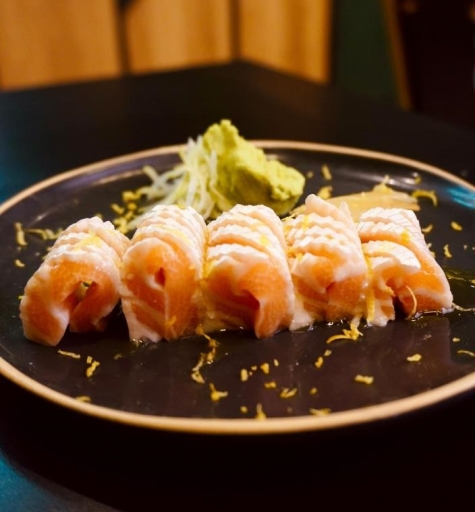 Sashimi Barriga de Salmão