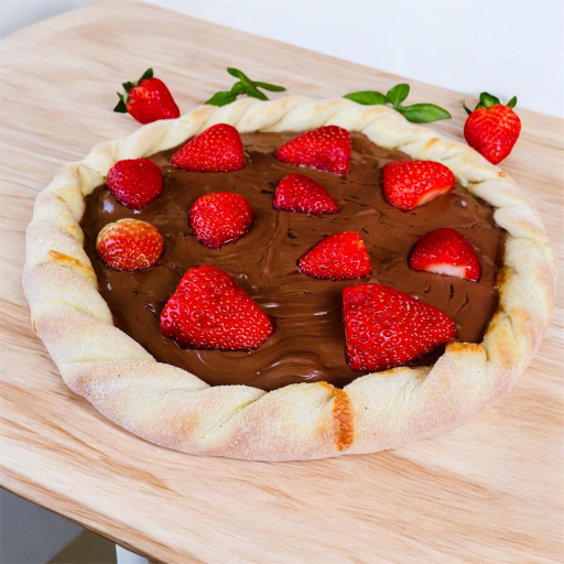 Pizza Chocolate C/ Morango - 25Cm