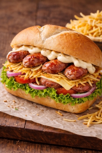 Pao C/ Linguiça Pura