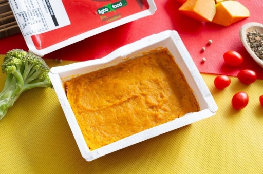 (Quente) Escondidinho de Carne Com Purê de Abóbora