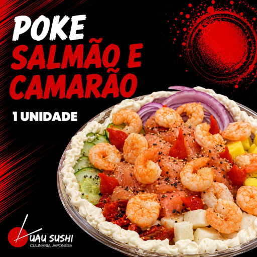 Poke Salmão e Camarão