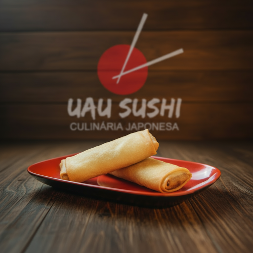 Rolinho Primavera de Frango Com Cream Cheese