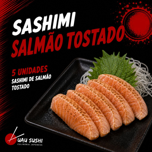 Sashimi Salmão Tostado