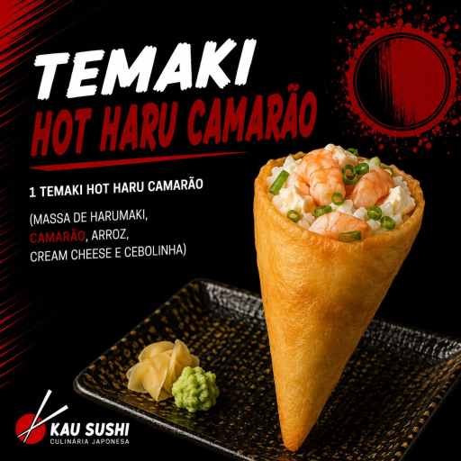Temaki Hot Haru Camarão