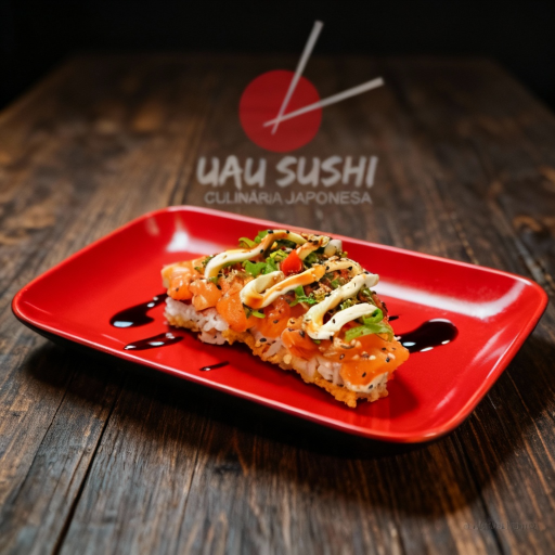 Fatia de Pizza de Salmão