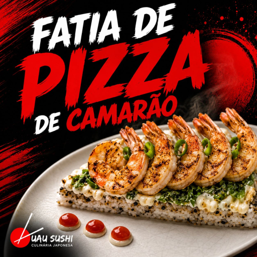 Fatia de Pizza de Camarão