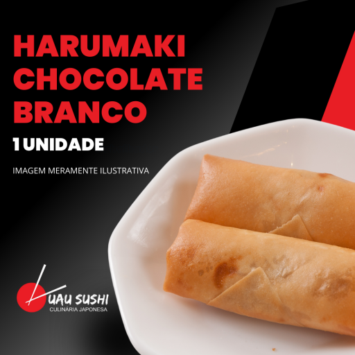 Rolinho Primavera Chocolate Branco