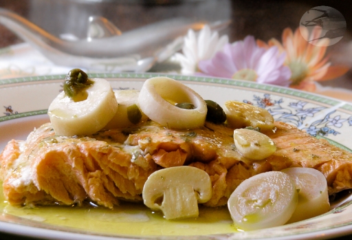 ....salmão Ao Molho de Champignon 550G