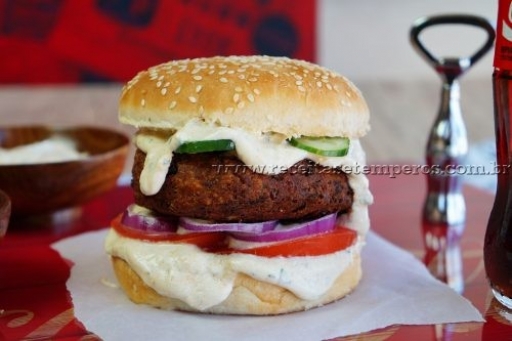 Hamburguer de Falafel Tipo 2 Cheese Egg