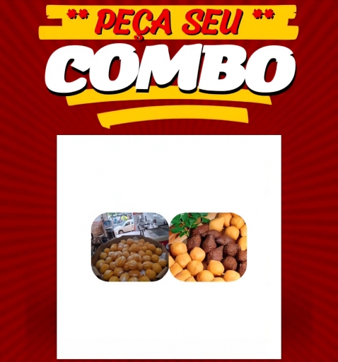 Combo (02) 100 Salgadinhos + 50 Churros
