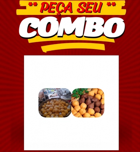 Combo (03) 50 Salgadinhos + 50 Churros