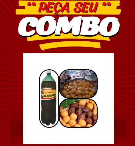 Combo (06) 50 Salgadinhos + 50 Churros + Mantiqueira 2 Lt