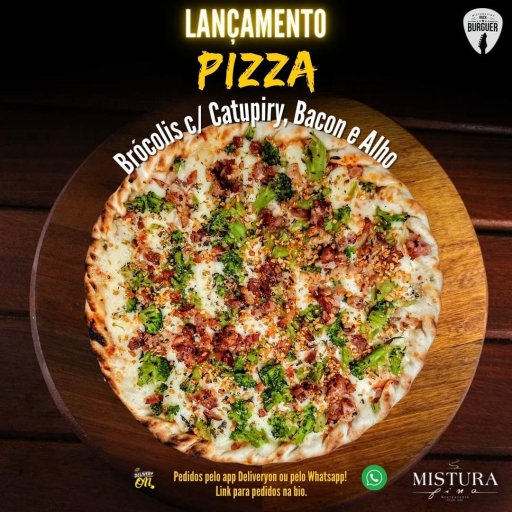 Brócolis Catupiry Bacon 25Cm