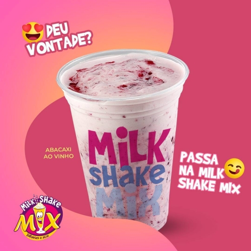 Milk Shake Abacaxi Ao Vinho 500ML