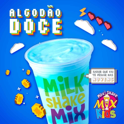 Milk Shake Algodao Doce 400ML