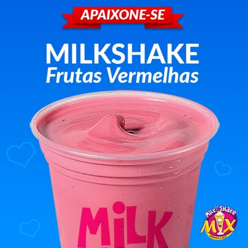 Milk Shake Frutas Vermelhas 400ML