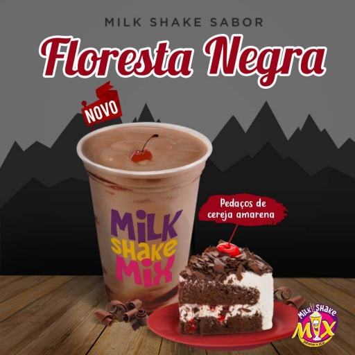 Milk Shake Floresta Negra 400ML