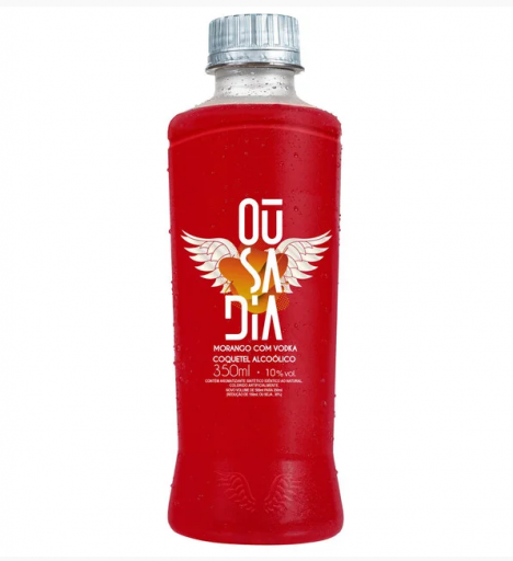 Ousadia Morango Com Vodka 350ML