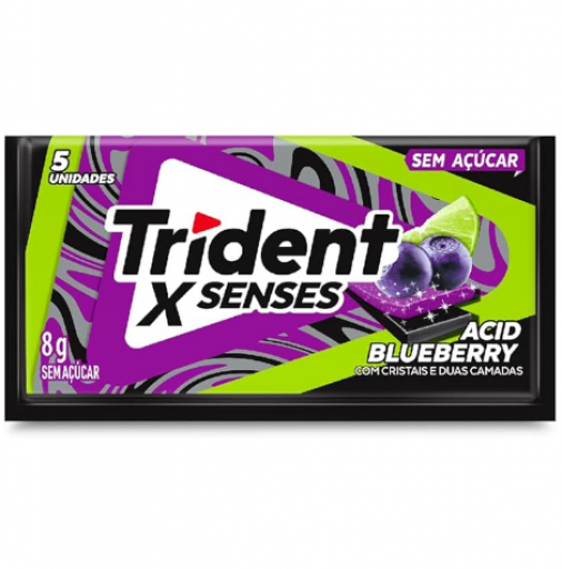 Trident X Senses Acid Blueberry
