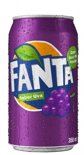 Refrigerante Fanta Uva Lata 350ML