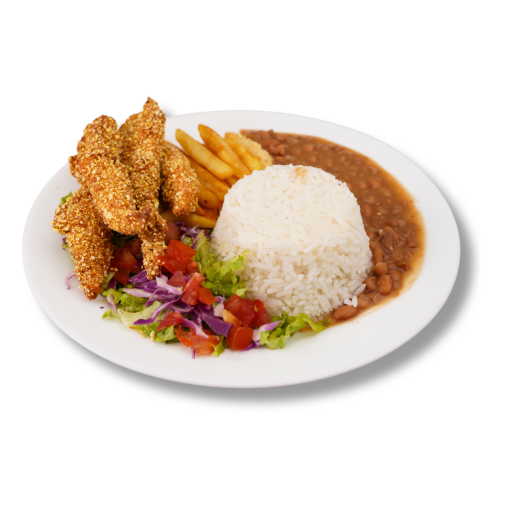 Tirinhas de Sassami Empanado