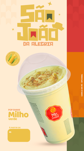 Pop Shake - M Por R$9,99
