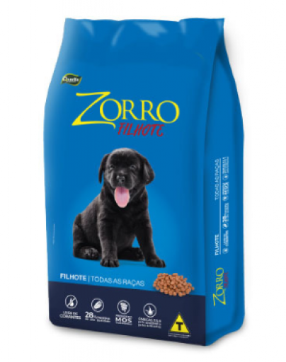 Ração Zorro Premium Cães Filhotes 20KG