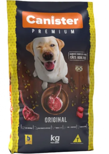 Ração Canister Premium Adultos 15KG