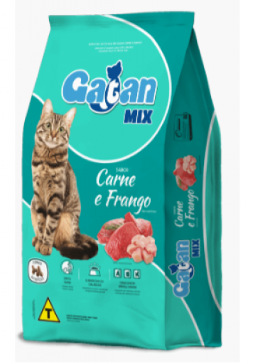Gatan Mix Carne & Frango Gatos Adultos 10KG