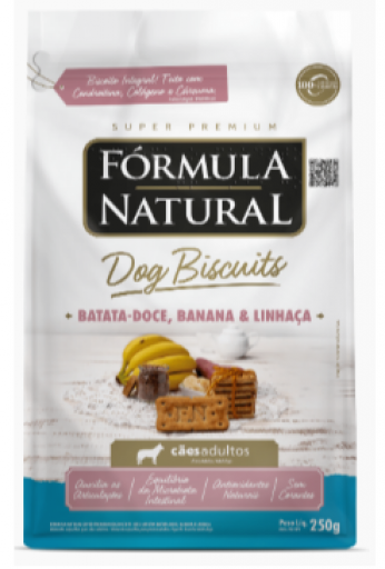 Formula Natural Dog Biscuits Batata Doce, Banana e Linhaça