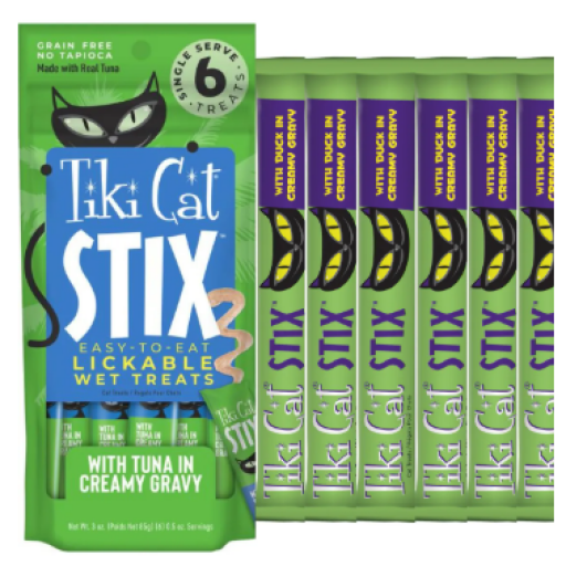 Tiki Cat Stix Atum Ao Molho 14G