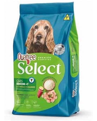 Quatree Select Senior Raças Médias e Grandes 15KG