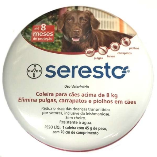 Coleira Seresto Bayer Para Cães Acima de 8KG