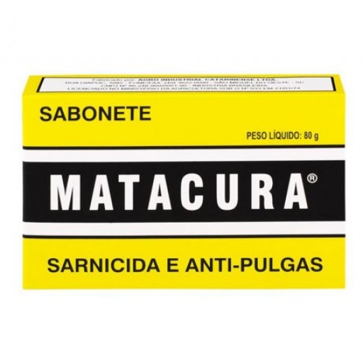 Sabonete Matacura Sarnicida e Anti-Pulgas 80G