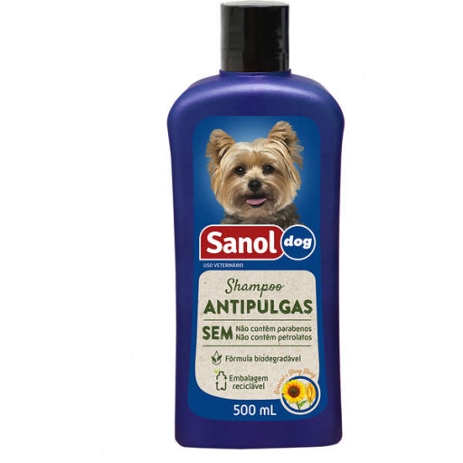 Shampoo Sanol Antipulgas 500ML