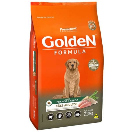 Golden Adultos Raças Grandes Frango & Arroz 15KG