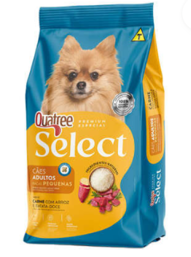 Quatree Select Cão Adulto Raças Pequenas Carne 20KG