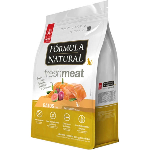 Fórmula Natural Fresh Meat Gatos Castrados Carne 500G