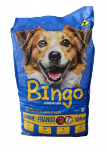 Ração Bingo Dog Premium Cães Adultos 15KG