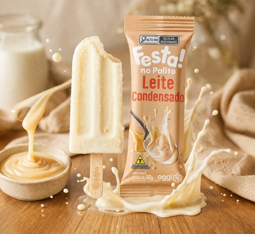 Picolé Festa Leite Condensado