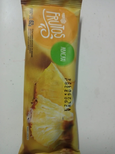 Picolé Frutos Abacaxi