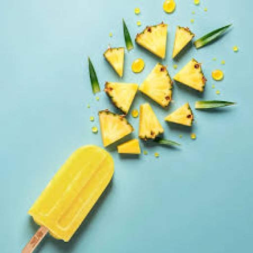 Picolé Frutos Abacaxi