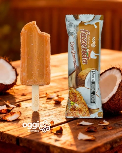 Picolé Fazenda Coco Queimado