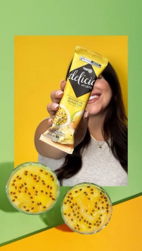 Picolé Delícia Mousse de Maracujá